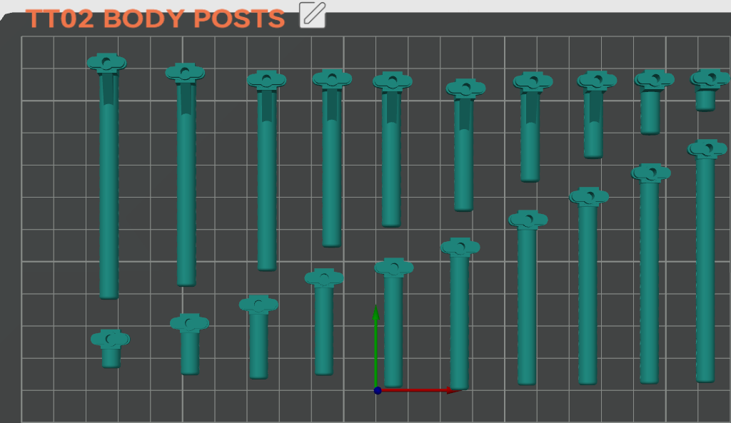 TT-02 Body Posts